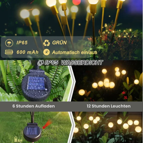 LumiBugs - Solar LED Lichter Glühwürmchen