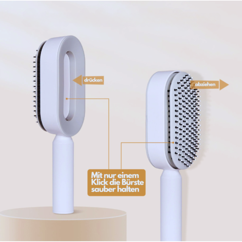 EasyBrush | Selbstreinigende 3D Haarbürste